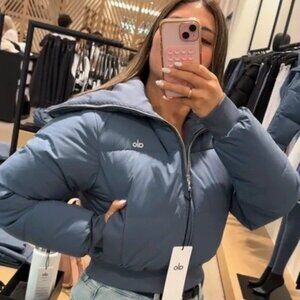 Alo Yoga Blue Puffer Jacket Original Size M / EU 38 / UK 10